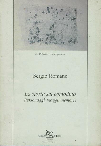La storia sul comodino - Sergio Romano - copertina