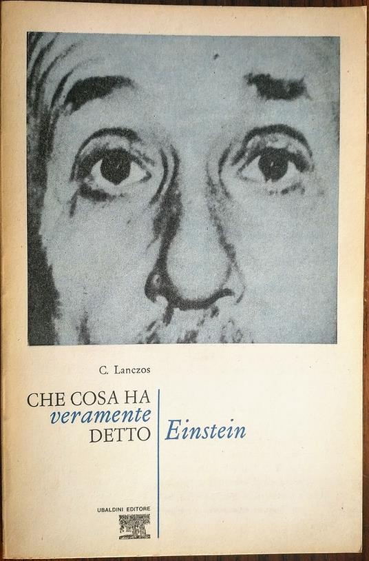 Che cosa ha veramente detto Einstein - copertina