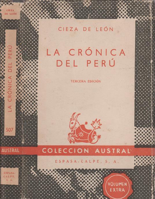 La cronica del Perù - copertina