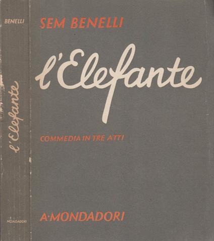 L' Elefante - Sem Benelli - copertina