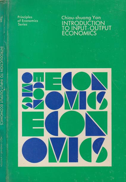 Introduction to input-output economics - copertina