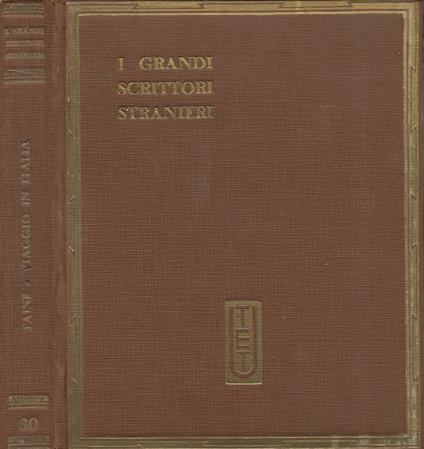 Viaggio in Italia - Hippolyte Taine - copertina