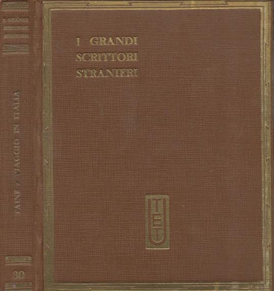 Viaggio in Italia - Hippolyte Taine - copertina