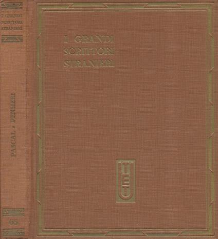 Pensieri - Blaise Pascal - copertina