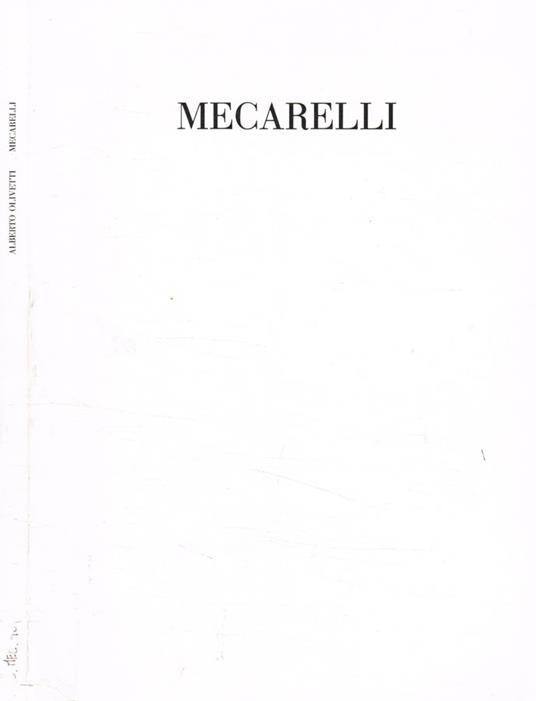 Mecarelli - Alberto Olivetti - copertina