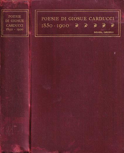 Poesie - Giosuè Carducci - copertina