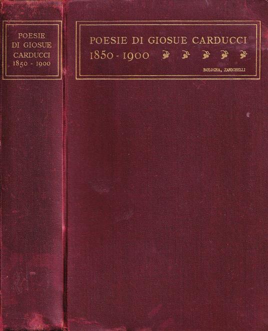Poesie - Giosuè Carducci - copertina