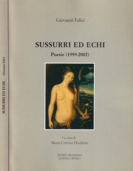 Sussurri ed echi - Giovanni Felici - copertina
