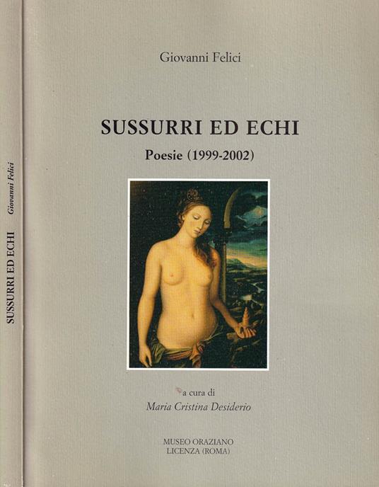 Sussurri ed echi - Giovanni Felici - copertina