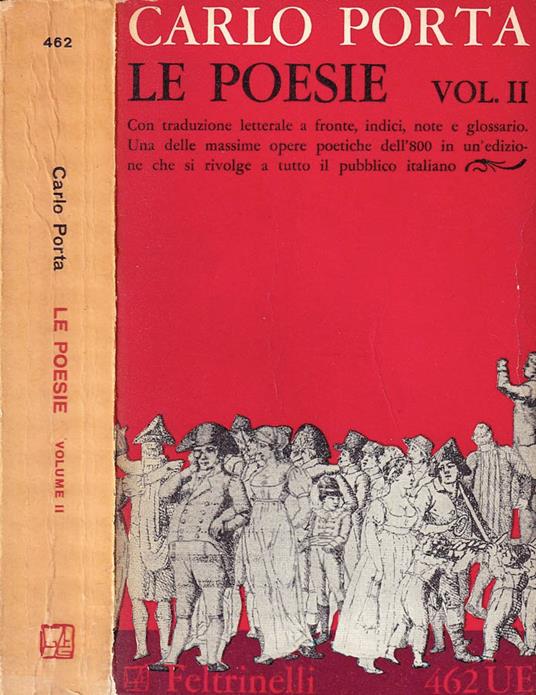 Le poesie - Carlo Porta - copertina
