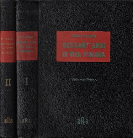 Sessant'anni di vita romana - Piero Scarpa - copertina