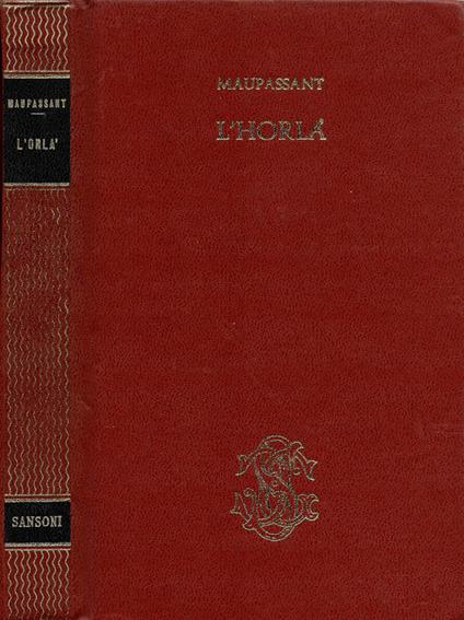L' Horlà - Guy de Maupassant - copertina