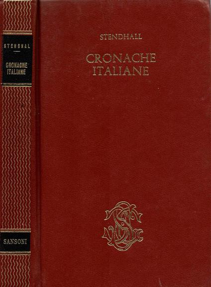 Cronache italiane - Stendhal - copertina