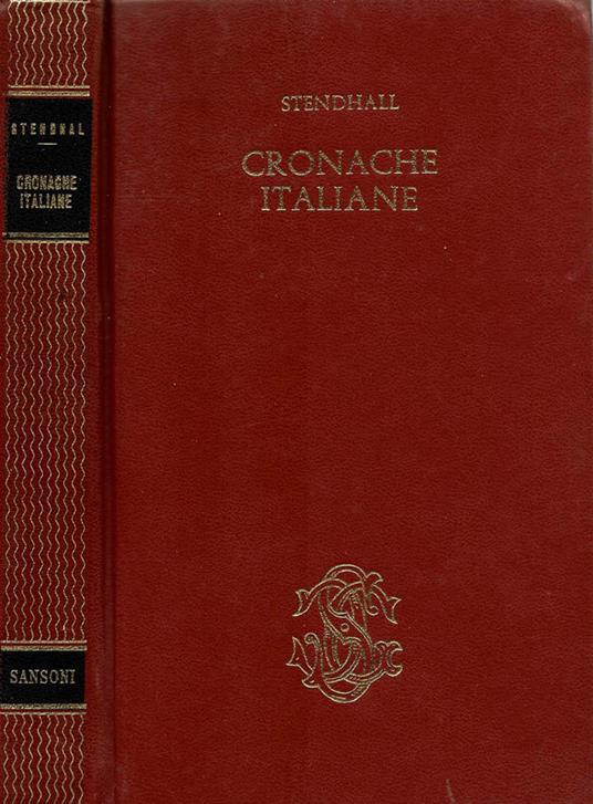 Cronache italiane - Stendhal - copertina