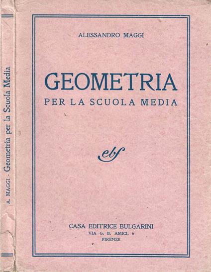 Geometria - Alessandro Baggi - copertina