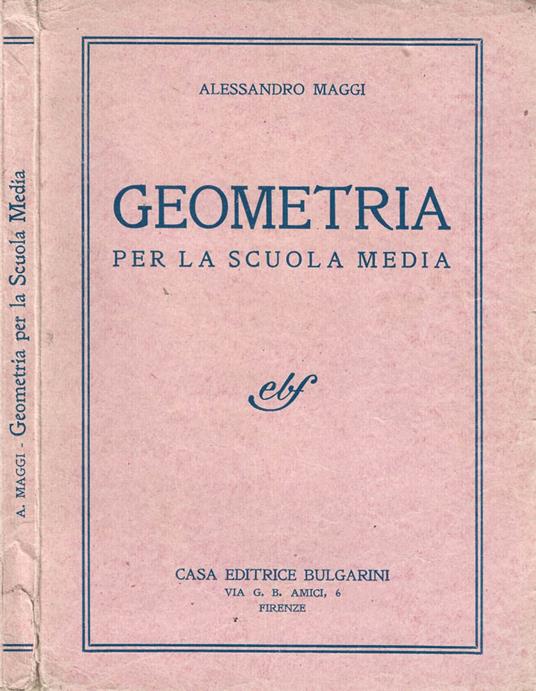 Geometria - Alessandro Baggi - copertina