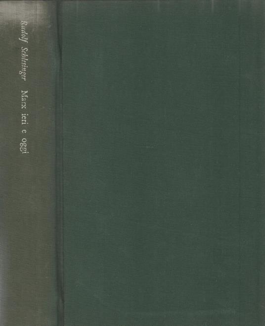 Marx ieri e oggi - copertina