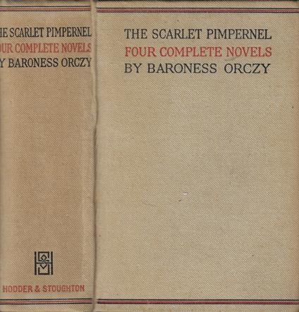 The scarlet pimpernel - copertina