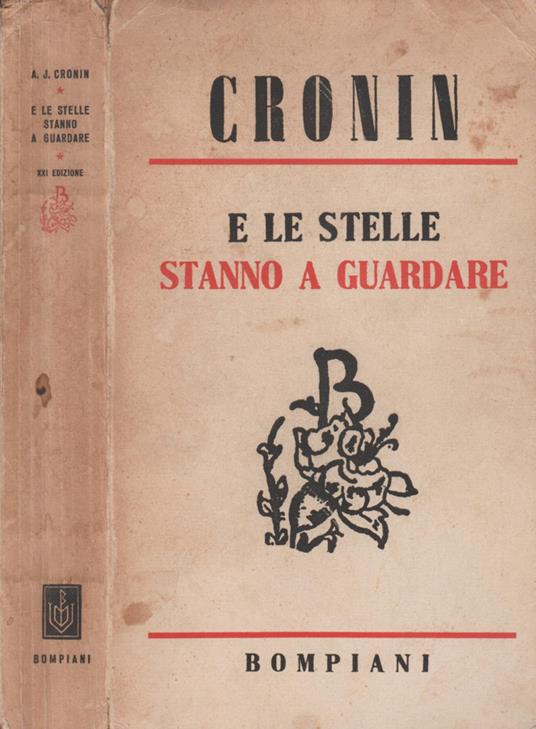 E le stelle stanno a guardare - A. Joseph Cronin - copertina
