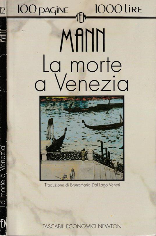 La morte a Venezia - Thomas Mann - copertina