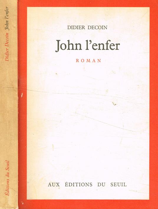 John L'Enfer - Didier Decoin - copertina