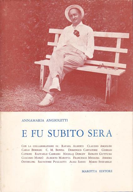 E fu subito sera - copertina