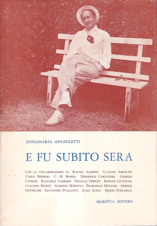 E fu subito sera - copertina