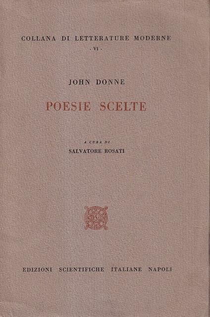 Poesie scelte - John Donne - copertina