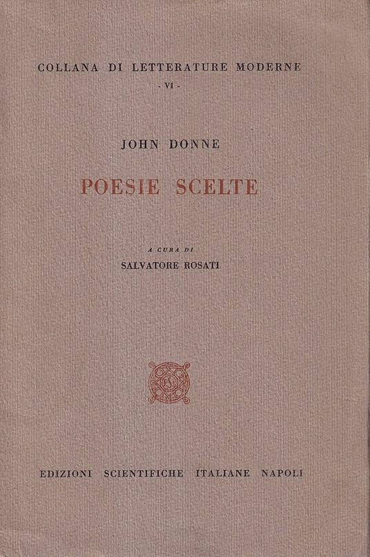 Poesie scelte - John Donne - copertina