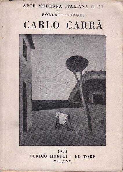 Carlo Carrà - Roberto Longhi - copertina