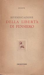 Rivendicazione della libertà di pensiero