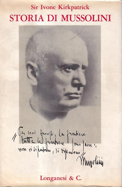 Storia di Mussolini - Ivone Kirkpatrick - copertina