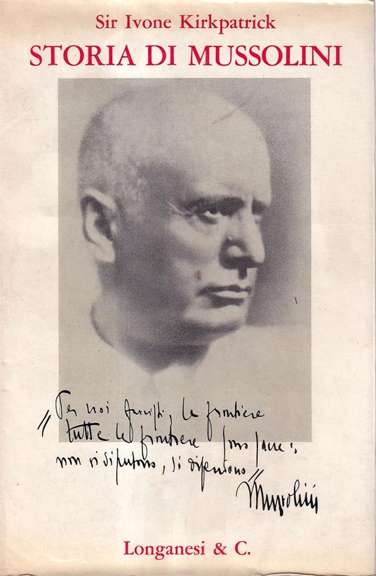Storia di Mussolini - Ivone Kirkpatrick - copertina