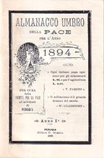 Almanacco umbro della pace per l'anno 1894