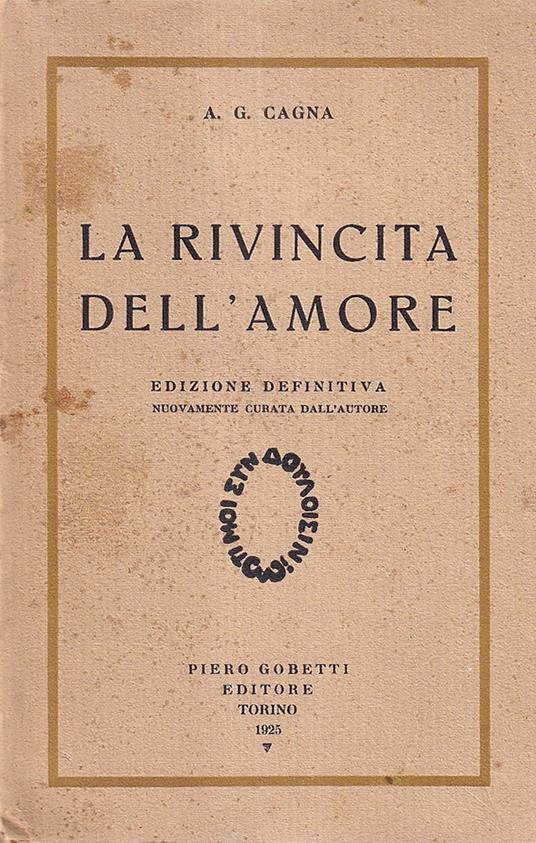 La rivincita dell'amore - copertina