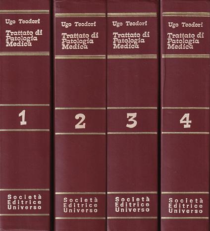 Trattato di patologia medica (4 volumi) - copertina