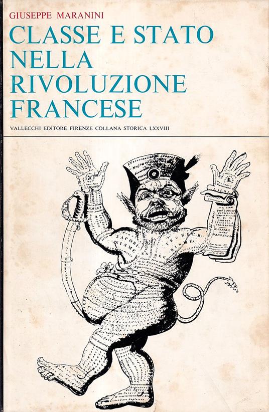 Classe e stato nella Rivoluzione Francese - Giuseppe Maranini - copertina