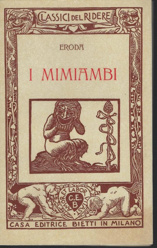 I Mimiambi - Eronda - copertina