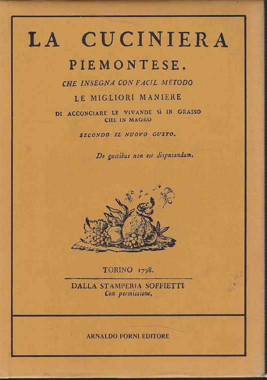 La cuciniera piemontese - copertina
