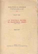 La Politica Estera di Francesco Crispi