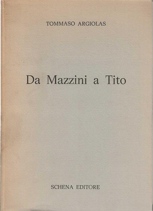 Da Mazzini a Tito - copertina