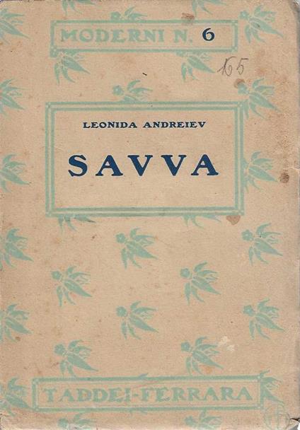 Savva - Leonid Andreev - copertina