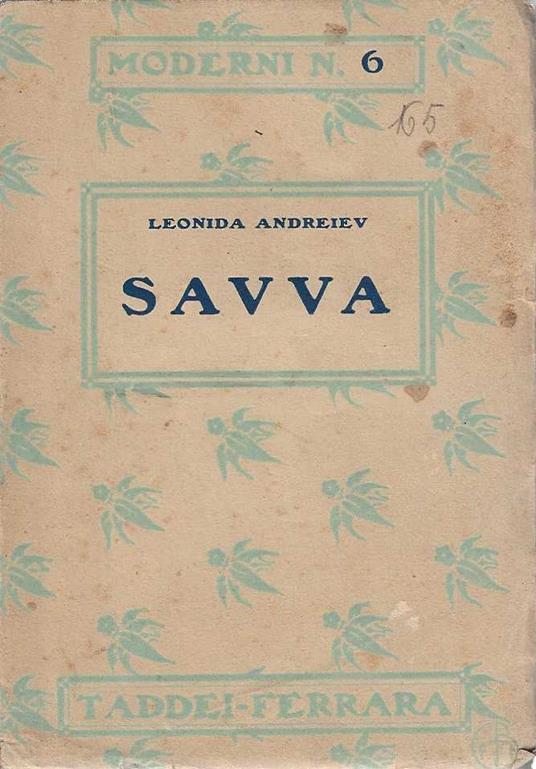 Savva - Leonid Andreev - copertina