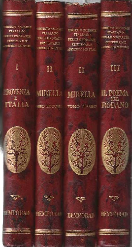 Provenza e Italia. Mirella . Il poema del Rodano - Frédéric Mistral - copertina