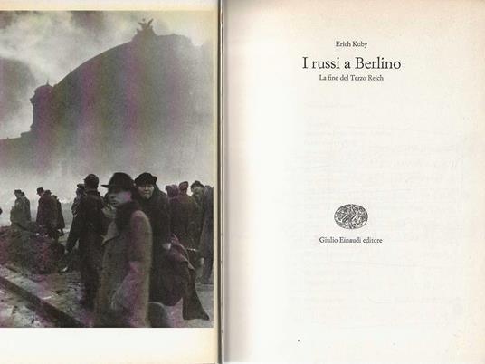 I russi a Berlino - Erich Kuby - copertina