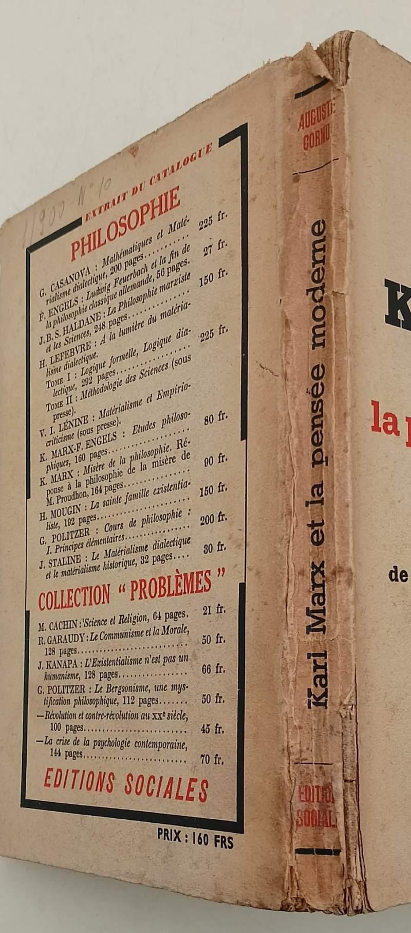 Karl Marx Et La Pensee Moderne