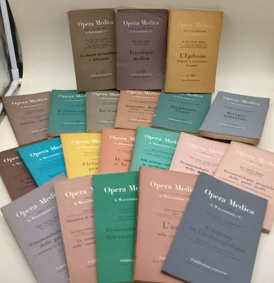 Opera Medica- Pubblicazione Semestrale- 21 Voll - copertina
