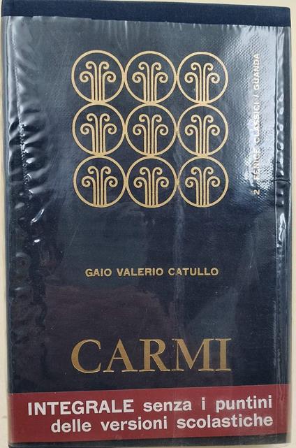 Carmi - G. Valerio Catullo - copertina
