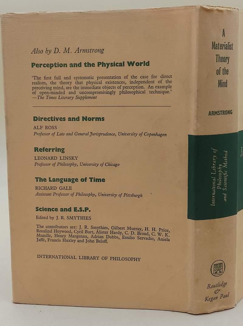 A Materialist Theory Of The Mind