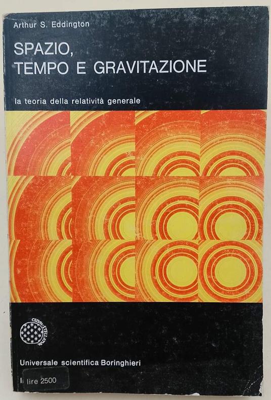 Spazio Tempo E Gravitazione - copertina